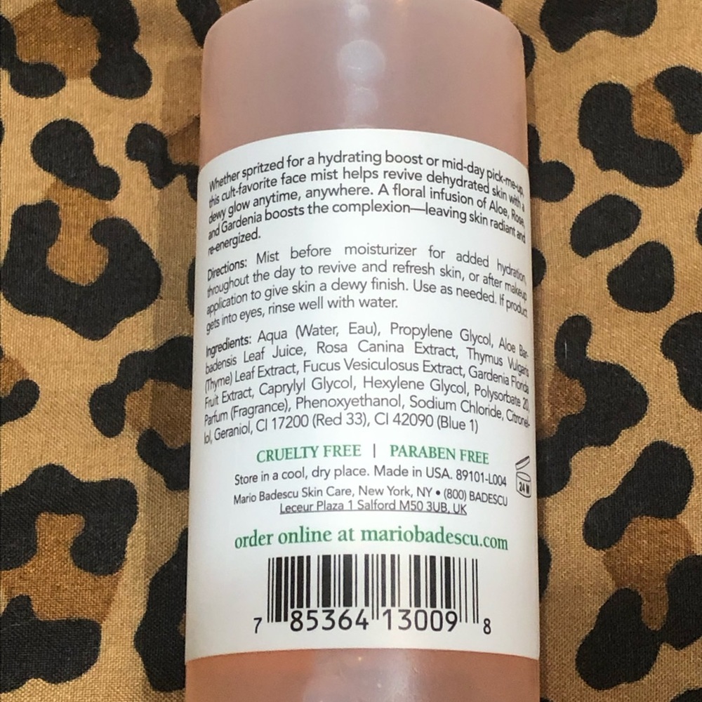 Mario Badescu Facial Spray with Aloe, Herbs and Rosewater *4.0 fl oz/118 ml* - Picture 5 of 8